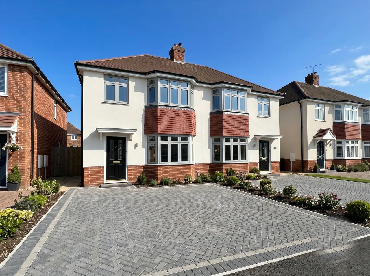 A renovated home exterior by Active Renovations in Ashford, Kent