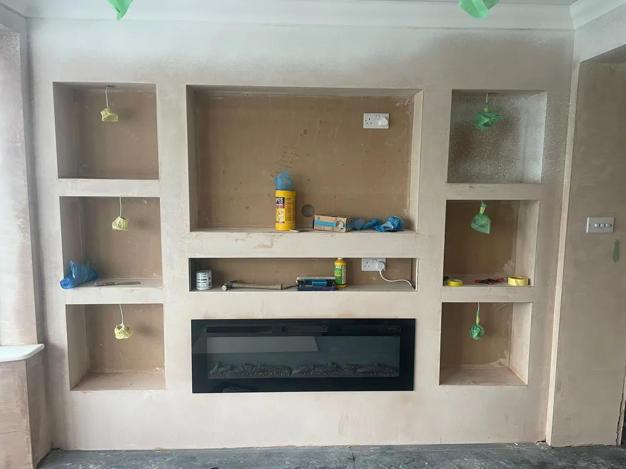 Media Walls project by Active Renovations in Ashford & Kent
